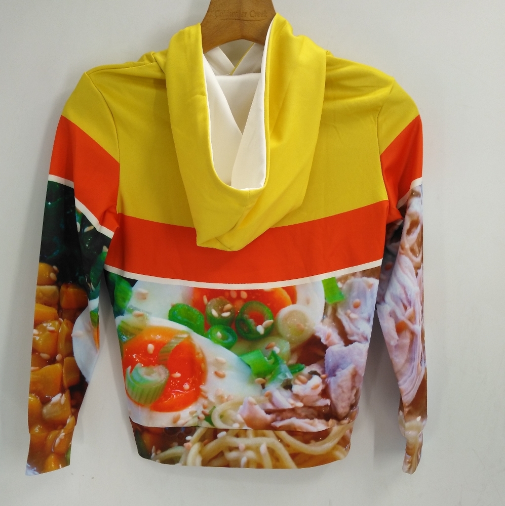 Ramen Chicken Noodle Soup Hoodie. ( Previously Worn, Check Pics) But So Cool 😎 - Picture 3 of 9